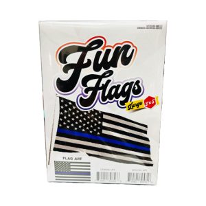 3'x5' Fun Flags Large - Blue Line American