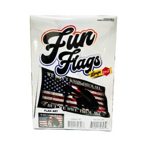 3'x5' Fun Flags Large - Veteran We Don't Know Them All