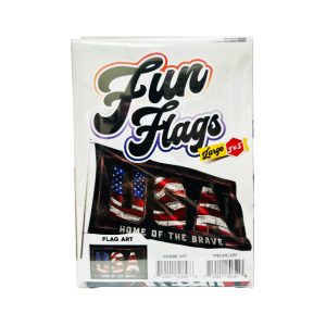 3'x5' Fun Flags Large - USA Home Of The Brave