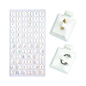Lip & Eye Piercing Refill Tray 72ct