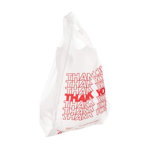 1/9 Extra Heavy Duty Thank You Bag White 2000ct