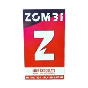 Zombi HHC+D9+THC-P Mini 50mg Chocolate Bars 30ct Gravity Display