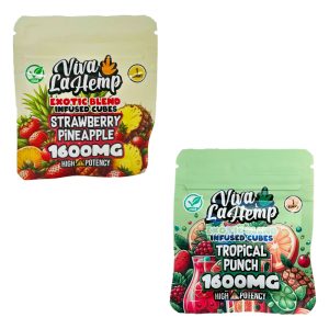 Viva La Hemp Exotic Blend 16000mg Gummies 1pk 50ct Gravity Display