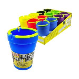 Butt Bucket Ashtray 12ct - Glow In The Dark