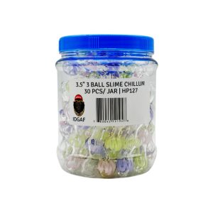 IDGAF 3.5" 3 Ball Slime Chillium 30ct