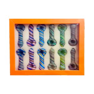 4" Apex Sandblasted Spiral Hand Pipe 12ct