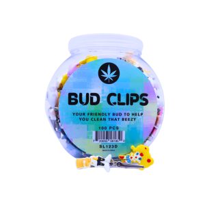 Bud Clips 100Ct Jar - Mix Characters Design #3