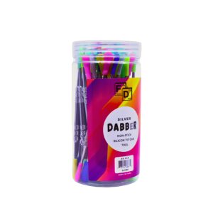 Faded Daily Silver Dabber Silicone Tip Dab Tool 50ct Jar