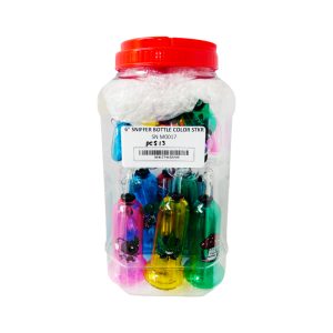 6" Sniffer Bottle Color w/ Sticker 13ct Jar