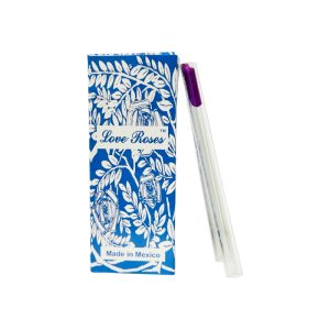 Blue Love Rose Glass Tube XL 25ct