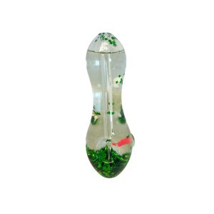 5" Apex Fancy Glycerine Glitter Hand Pipe 6ct