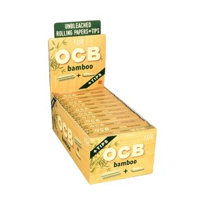 OCB Bamboo 1 1/4 Papers + Tips 24ct