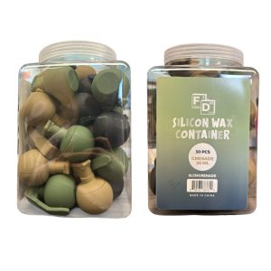 Faded Daily Silicon Wax Container 30ct Jar - Grenade 26ml