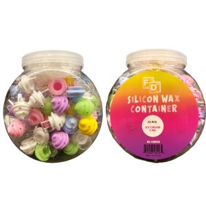 Faded Daily Silicon Wax Container 72ct Jar - Ice Cream 5ml