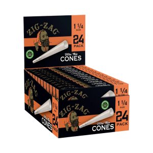 Zig-Zag Ultra Thin 1 1/4 Cones 24pk 12ct
