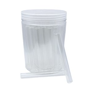 IDGAF 4'' Glass Tube 16MM One Hitter 25ct Jar