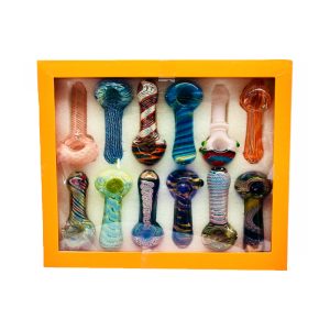 4" Apex Large Bowl Hand Pipe 12ct - Design B