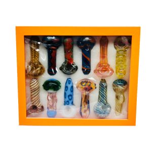 4" Apex Large Bowl Hand Pipe 12ct - Design A