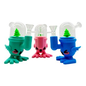 5" Animated Character Silicone Water Pipe