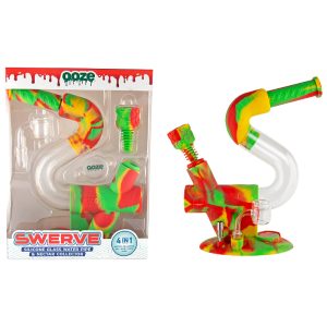 Ooze Swerve Silicone Water Pipe & Nectar Collector