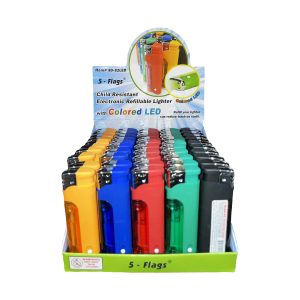 5 Flags Led Lighter  50Ct