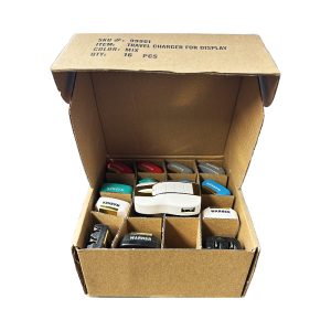 Warner Travel Charger For Display 16ct