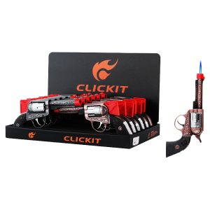 Clickit Patterned Revolver Torch 10ct