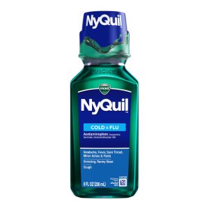 Nyquil Nighttime Cold & Flu 8oz Bottle