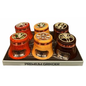 Stardust Premium 4 Part 63m Grinder w/ Drawer 6ct - Bling
