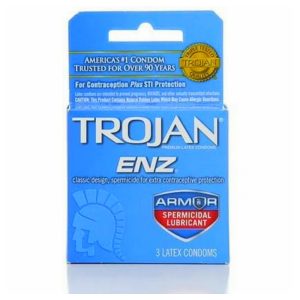 Trojan Enz W/ Spermicidal Lubricant 6Ct