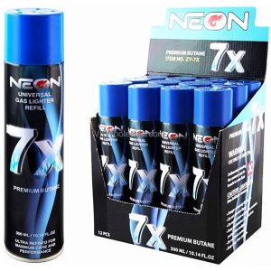 Neon 7X 300ml Butane 12Ct