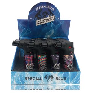 Special Blue Torch Lighters 12Ct The 70'S Bernie