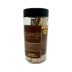 Super King Cones 50ct Jar *PP$7.99*