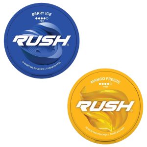 Rush 6mg Nicotine Pouches 20pk 5ct *PP$1.99*