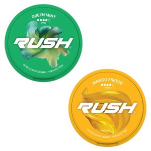 Rush 12mg Nicotine Pouches 20pk 5ct *PP$1.99*