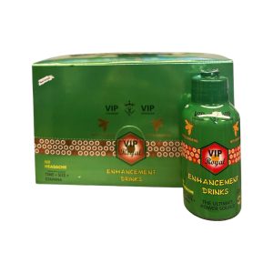 Vip Royal Green Male Enhancement Shots W/ Ginseng 12ct