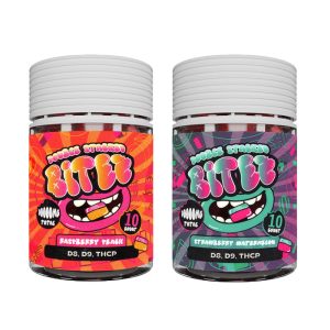 Double Stacked Bitez D8+D9+THC-P 10000MG Gummies 10CT