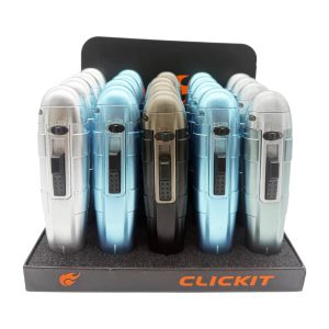 Clickit Submarine Flip Open Lighter 20ct