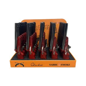 Clickit Mini Double Barrel Shotgun Lighter 30ct
