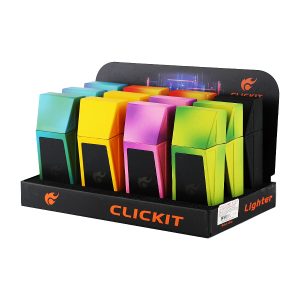 Clickit Cyber Torch LED Lighter 12ct