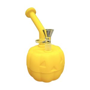 6.5" Pumpkin Silicone Water Pipe