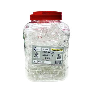 4" Clear Oil Burner 90ct Jar