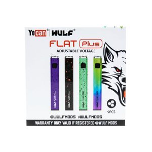 Yocan Wulf Flat Plus Cartridge Vaporizer 9ct