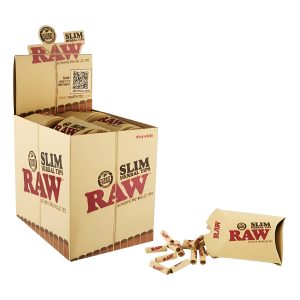Raw Pre-Rolled Slim Herbal Tips 21pk 20ct