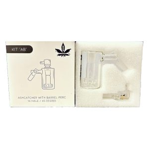Aleaf Kit "AB" Ashcatcher w/ Barrel 14 Male 45 Degree