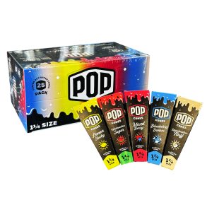 Pop Cones Unbleached 1 1/4 Cones Variety Pack 2.0 6pk 25ct