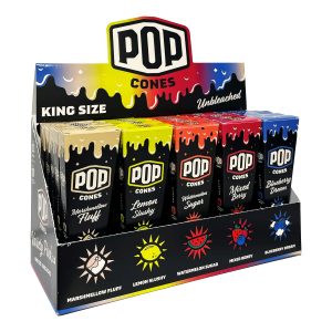 Pop Cones Unbleached King Cones Variety Pack 2.0 3pk 25ct