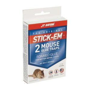 JT Eaton Stick-Em Mouse Glue Traps 2Ct