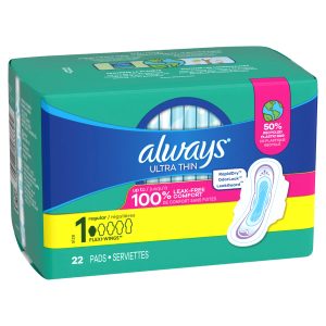 Always Ultra Thin Pad w/ Wings Size 1 1pk 22Ct