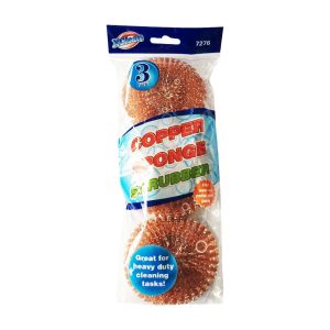 XClean Copper Sponge Scrubber 3ct